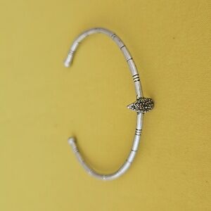 Lucky Brand Marcasite & Silver-Tone Cuff Bracelet